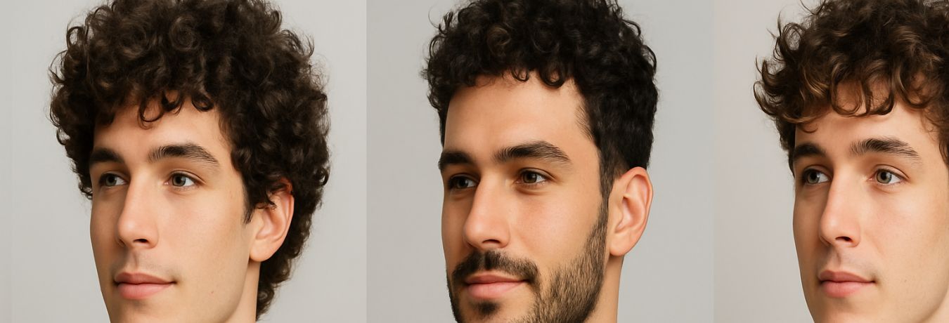 curly hair men